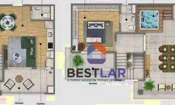 Imagem 5: Cobertura com 3 dormitórios à venda, 154 m² por R$ 1.311.380 - Granja Viana - Cotia/SP