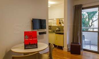 Imagem 4: Flat Paulista Wall Street com 55m², 1 dorm e 1 vaga disponível locação no Jardins