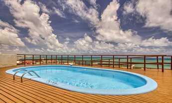 Imagem 5: Apartamento com varanda ampla e vista para o mar