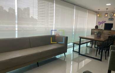 Imagem 3: Apartamento à venda em Santo Amaro com 139m², 3 dormitórios e 3 suítes, sala, varanda gour