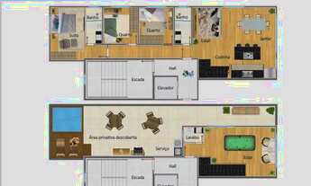 Imagem 6: APARTAMENTO 03 QTOS 01 SUÍTE 02 VGS NO BAIRRO DIAMANTE EM BELO HORIZONTE