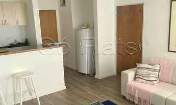 Imagem: Flat mobiliado com 1 dorm e 1 vaga de garagem