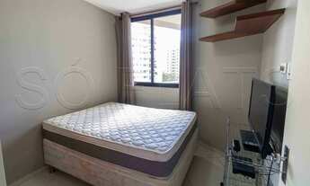 Imagem 5: Flat mobiliado disponível para locação com serviços no coração de Moema