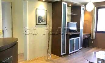 Imagem 5: Flat em Moema com 2 dorms para locação, prox a Av Ibirapuera, Metrô Moema, fácil acesso ao