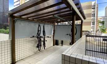 Imagem 6: Quarto e sala Apartamento com 1 dormitório