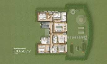 Imagem 3: Duplex para venda possui 332 metros quadrados com 6 quartos em Cumbuco - Caucaia - CE