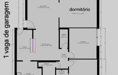 Imagem 2: Ed. Serzedelo 1250 | Batista Campos | 100m2 | 3 Quartos (1 Suíte