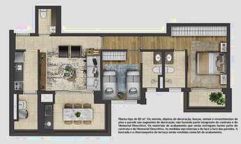 Imagem 2: 79m² 2 Dorm Suíte 1 Vaga A 450m Metrô Praça da Arvoré Shopping Santa Cruz PQ Ibirapuera Ae
