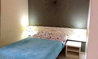 Imagem 4: Flat 50m da Avenida Ibirapuera para locação totalmente mobiliado com 1 dormitório