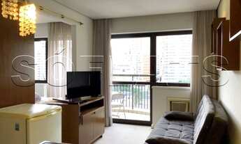 Imagem 7: Flat para locação no Itaim, andar alto, ótimo empreendimento e excelente localização