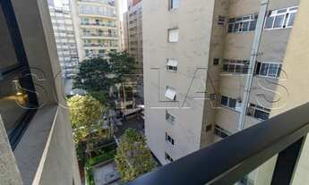 Imagem 3: Lindo apartamento mobiliado e equipado nos Jardins, locação sem burocracia