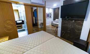 Imagem 6: Flat para locação prox ao Pq do Ibirapuera, facil acesso a Paulista com varanda próx Paque