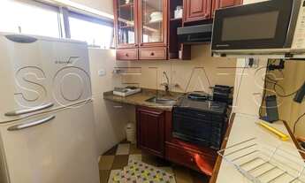 Imagem 3: Flat com serviços todo mobiliado com 48m², sem burocracia, ideal para empresário ou estuda