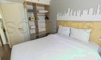 Imagem 4: Flat para locação no Mercure SP Pinheiros contendo 28m², 1 dormitório e 1 vaga de garagem