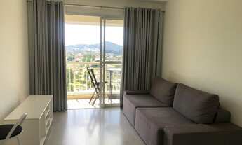 Imagem 3: Apartamento para aluguel com 50m², semi mobiliado, andar alto, varanda com vidro - Hit Alp