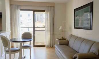 Imagem 3: Flat p/ Locação nos Jardins ? Paulista Wall Street mobiliado com 1x dormitório 48m² e serv