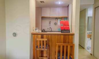 Imagem 2: Studio totalmente equipado no QI 30m² 1 dorm 1 vaga em Moema para locação