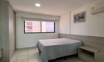 Imagem 3: ALUGA APTO NO EDF SANTA MARIA MOBILIADO ANDAR ALTO 01 QTO VARANDA SALA COZINHA 1 VAGA