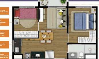 Imagem 5: Butantã - Aptos 2 dorm. Varanda e Vaga a 249 mil