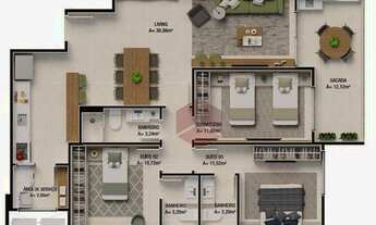 Imagem 7: Apartamento à venda, 90 m² por R$ 1.510.473,73 - Canasvieiras - Florianópolis/SC