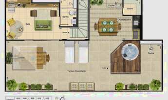 Imagem 7: Apartamento c/ 103 m2 com 3 quartos em Setor Noroeste - Brasília - DF