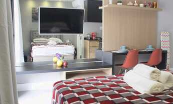 Imagem: Studio 25 m² todo mobiliado ao lado do