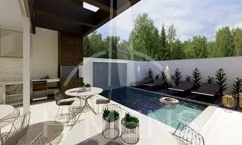 Imagem 5: Casa terrea em fase construção com 4 suítes, piscina e churrasqueira