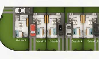 Imagem 6: Sobrado para Venda em Palhoça, Bela Vista, 2 dormitórios, 2 banheiros, 1 vaga