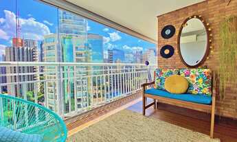 Imagem: 2 DORMITÓRIO SUITE VARANDA FECAHDA MOBILIADO