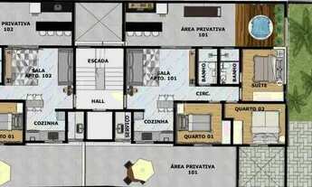 Imagem 4: Apartamento com área privativa à venda, 3 quartos, 1 suíte, 2 vagas, Santa Mônica - Belo H