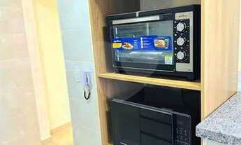 Imagem 2: Excelente apartamento com 2 banheiros, sala cozinha e 2 dormitórios, varanda com churrasqu