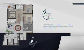 Imagem: 3 quartos com lazer completo no Vale do