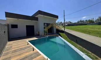 Imagem 5: Linda casa de campo com 3 suítes no Ninho Verde 1, piscina com borda infinita