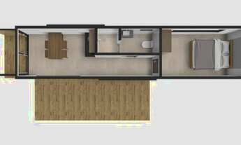 Imagem 3: Casa Container 30m² - Cabana Ecológica!