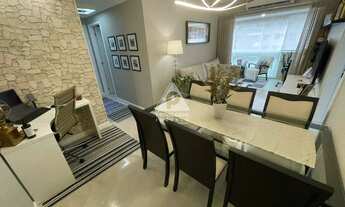 Imagem 2: Apartamento decorado e mobiliado de 2 quartos com suíte, varanda gourmet e vaga