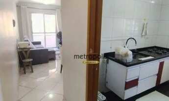 Imagem 2: Apartamento com 2 dormitórios à venda, 55 m² por R$ 256.000,00 - Jardim do Estádio - Santo