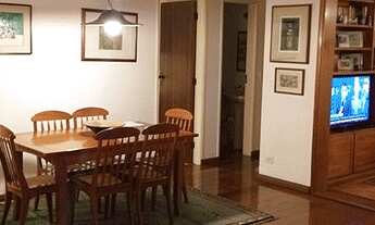 Imagem 5: Moema Apto 125 mts 3 dorm.,armarios, sala 2 ambientes, coz.,sacada, vaga - Prox. Shopping