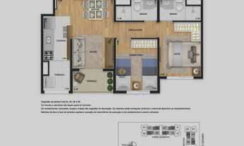 Imagem 2: APARTAMENTO 50M², 2 DORMITÓRIOS SENDO 1 SUÍTE, TERRAÇO COM 1 VAGA - LAPA - SÃO PAULO / SP