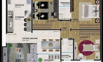 Imagem 7: Ref.: 3066 - Residencial Sagres: Lindo apartamento de 03 quartos à venda, no Prado