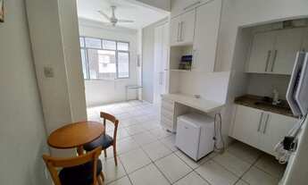 Imagem 3: Localização privilegiada! Kitinete com vista parcial para o mar, composta por sala/quarto