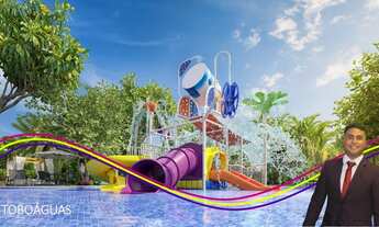 Imagem 5: Repasse flat em muro alto frente piscina central