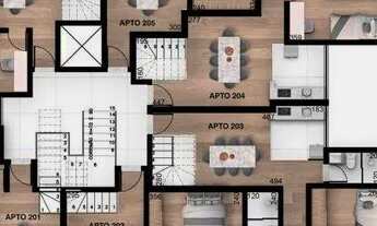 Imagem 5: Apartamento Garden com 3 quartos sendo 01 com suite à venda, 92 m² por R$ 365.000 - Xangri