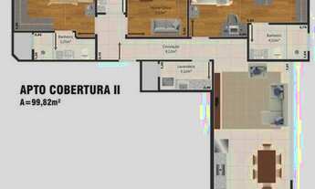 Imagem 3: Vendo cobertura com 3 dormitorios, ampla no bairro São Francisco de Assis, menos de 1KM do