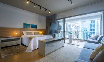 Imagem 2: Apartamento mobiliado para locação no Itaim com 64m²