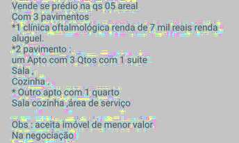 Imagem 7: Vende- se predio na Qs 05 no aAreal