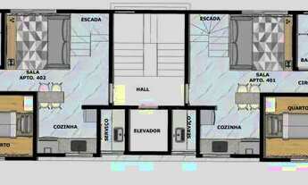 Imagem 3: Apartamento com área privativa à venda, 3 quartos, 1 suíte, 2 vagas, Santa Mônica - Belo H