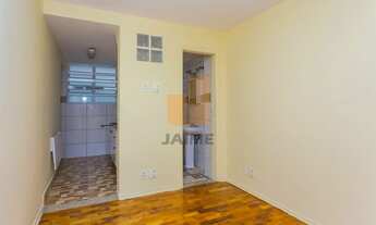 Imagem 3: Apartamento com 36 m2, dois ambientes, sala e quarto integrados,cozinha, banheiros e área