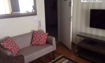 Imagem 2: Apartamento com 1 dormitório para alugar, 50 m² por R$ 4.350,00/mês - Alphaville - Barueri