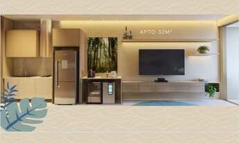 Imagem 7: Vendo Flat Resort Beach Class Verano Muro Alto