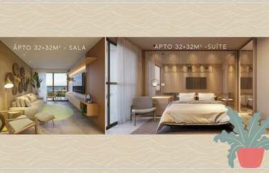 Imagem 6: Vendo Flat Resort Beach Class Verano Muro Alto